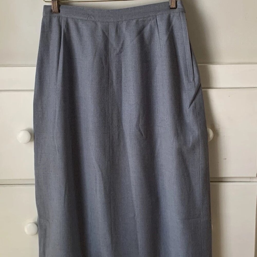 ICONIC 1950s LILLI ANN Couture-Level Wool Skirt Suit | Glass Rhinestone Buttons - Picture 9 of 12